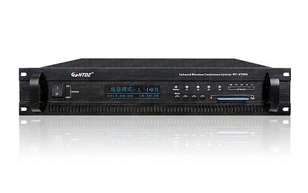 HTDZ HT-8700M центральный блок беспроводной ИК конференц-системы